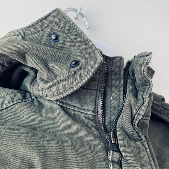 ABERCROMBIE KIDS military green jacket size XL - Picture 6 of 15